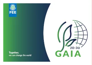 Cover der Präsentation der GAIA 2030-Strategie von FEE