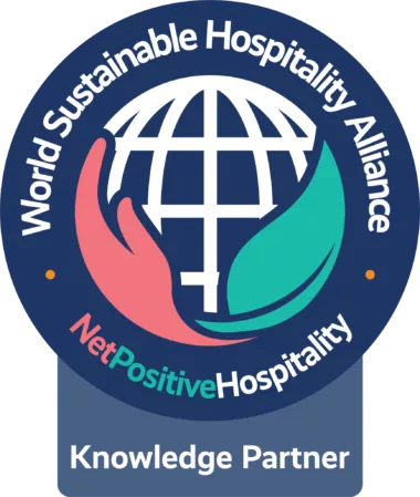 Logo der World Sustainable Hospitality Alliance für Knowledge Partner, Green Key-Partner