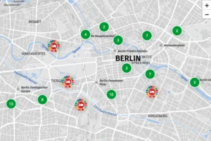 Interaktive Karte der neuen Green Key-Website greenkeywelt.de