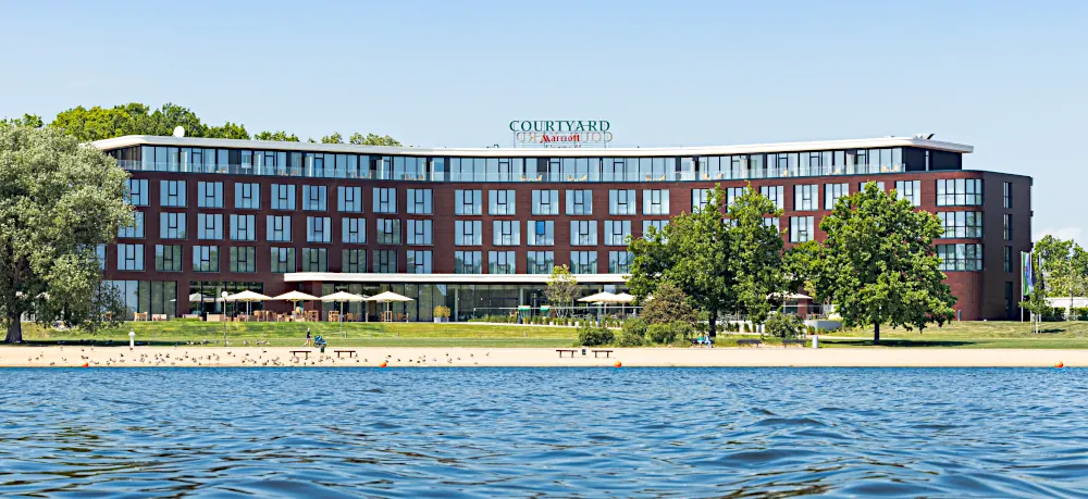 Außenansicht des Courtyard by Marriott Wolfsburg
