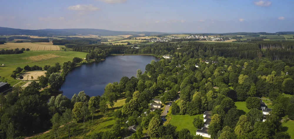 Luftaufnahme des Ferienparks Landal Hochwald