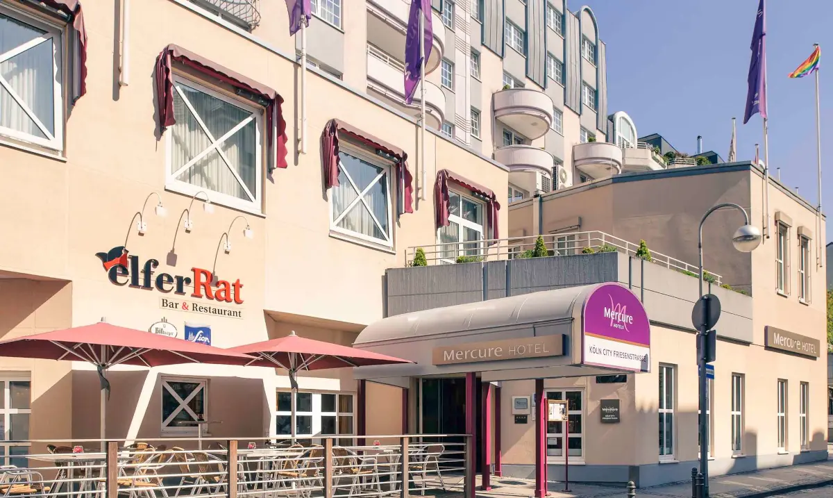 Eingang des Mercure Koeln City Friesenstrasse