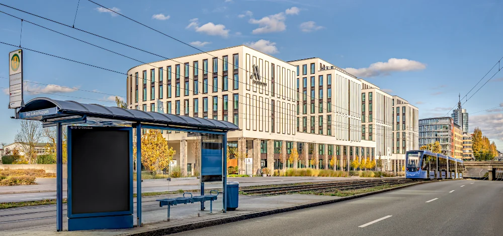 Außenansicht des Munich Marriott Hotels City West
