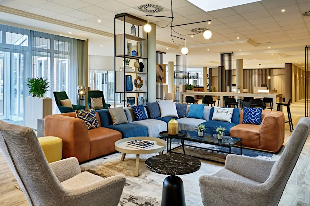 Lobby des Courtyard by Marriott Schwerin