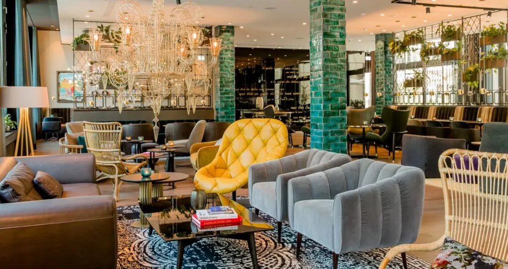 Lounge des Motel One München-Haidhausen