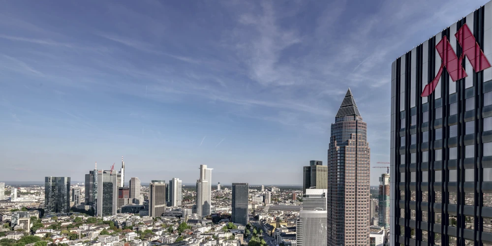 Skyline Aussicht des Frankfurt Marriott Hotels
